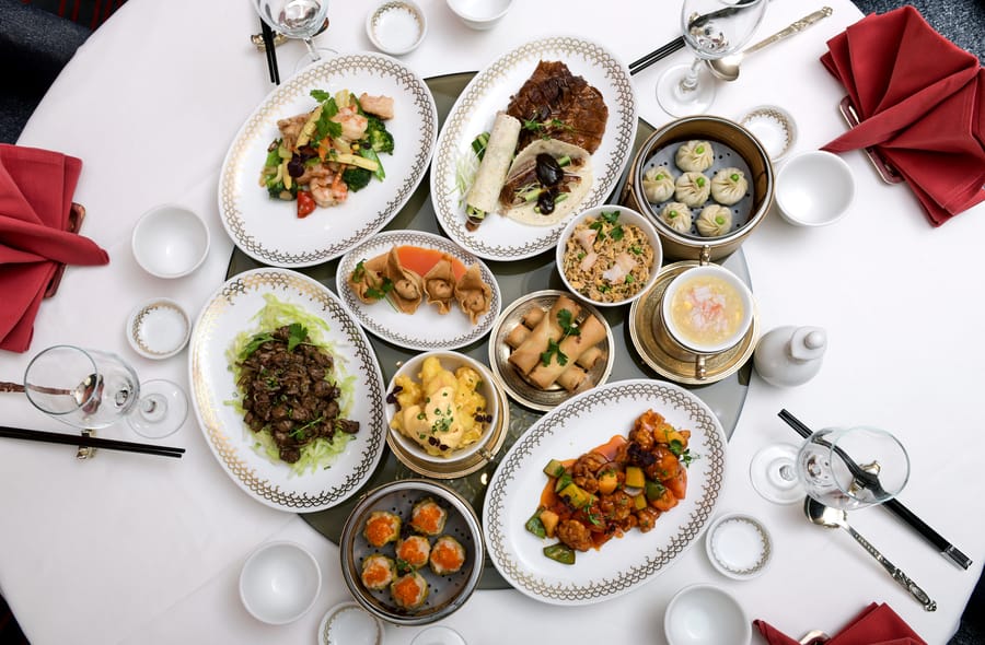 A dish from Peacock, fresh chinese food.